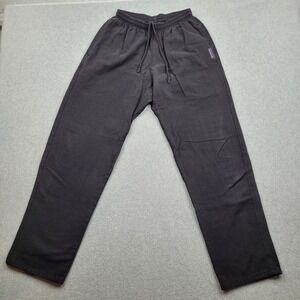 Thousand Mile Sweatpants Mens Medium Black Elastic Waist Drawstring Made in USA